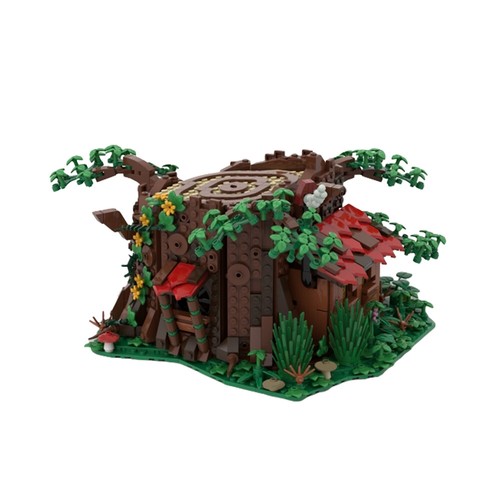 Casetta capanna - casetta, albero