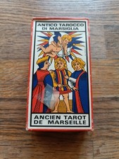 MAZZO Antico tarocco TAROT di MARSIGLIA GRIMAUD 78 carte ottime condizioni