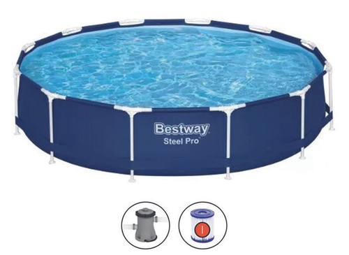 Piscina steel pro tonda telaio