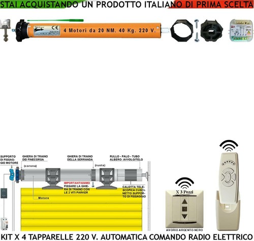 Tapparelle automatiche kit - tapparelle,