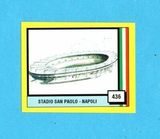 VALLARDI-IL GRANDE CALCIO 90-Figurina n.436-STADIO S.PAOLO NAPOLI-NEW VELINA