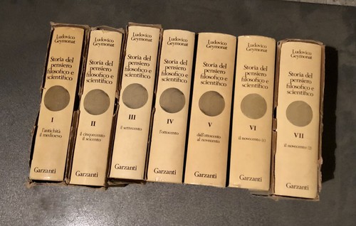 Geymonat storia del - del, pensiero