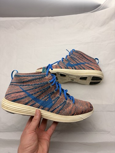 Nike flyknit chukka pink blue - flyknit,
