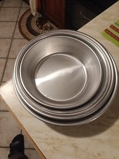 Set Di 5 Stampo ruoto tortiera conica Teglia pastiera crostata  30-28-27-26-24cm