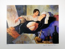 MANARA STAMPA FIRMATA PITTORE