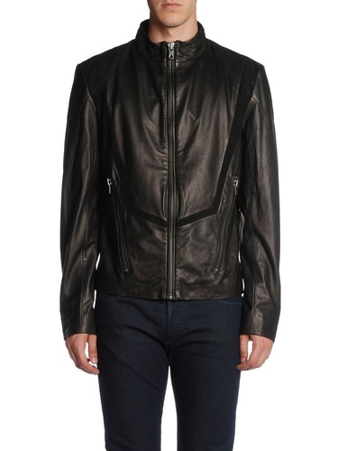 Giacca pelle diesel - in,