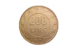 1978 Italy 200 Lire KM# 105 -