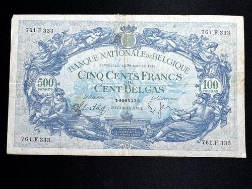 Europa belgio 500 francs - -,