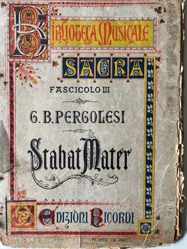 Pergolesi stabat mater - -,