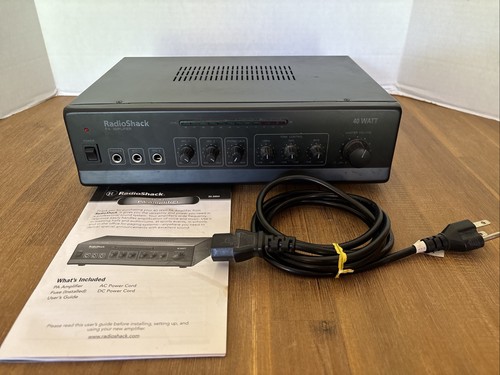 Radio shack watt a - radio, p.a