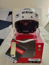 Casco da hockey bianco NUOVO