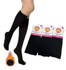 Calze Gambaletti Donna Invernali in Pile, Termici, Morbidi e Caldi-3 Paia