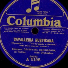 CELESTINA BONINSEGNA -SOPRAN-
