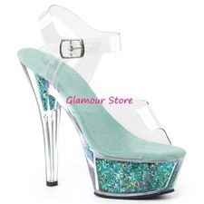 Sexy SANDALI GLITTER tacco 15