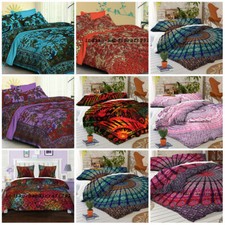 Copertura Duvet Mandala Indiano Boho Coperta Copertura Bohemien Set Letto