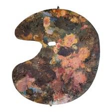 Opera di pittura materica su