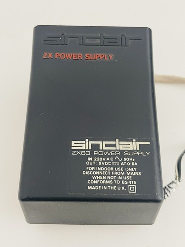 Sinclair zx80 power supply - zx80,