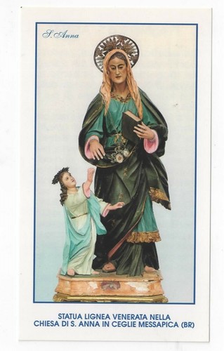 Santino holy card s - holy,  s.anna