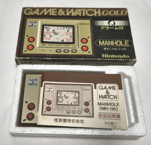 Nintendo game watch manhole - game, &