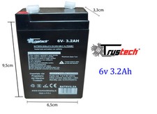 Batteria 6V 3.2AH al Piombo