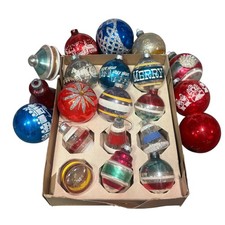 Lotto Ornamenti Vetro Natale