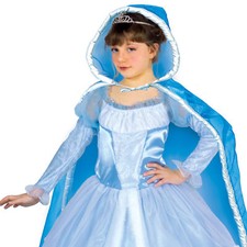 Ciao Abito Costume Carnevale Principessa Dei Ghiacci Azzurro Bambina