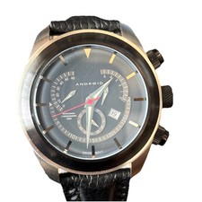 OROLOGIO ANDROID AD443 SMOKE SAVANT CRONOGRAFO RETROGRADO 100m QUARZO SVIZZERO 48mm