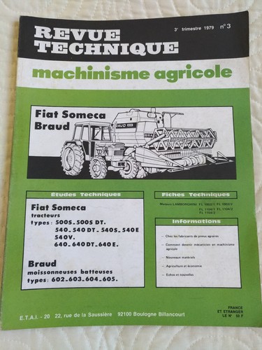 Tracteur fiat someca 500s - tracteur,