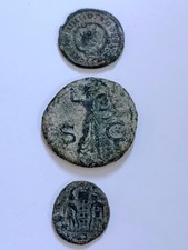 Lotto di 3 monete romane