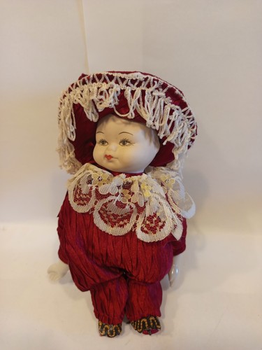 Bambola elfo giullare vintage - bambola,