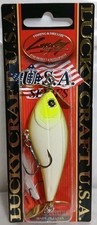 Lucky Craft Kelly J Prop Bait 1/2 oz KJ-376 Chartreuse Pappagallo