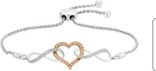 Bracciale Argento Oro Rosa
