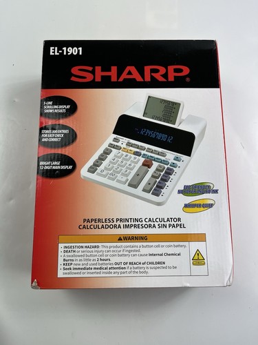 Sharp 1901 calcolatrice di - el-1901,