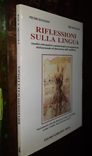 LIBRO: Riflessioni sulla lingua - Pietro Ranaudo, Helmuth Seyr 1997 osteopatia