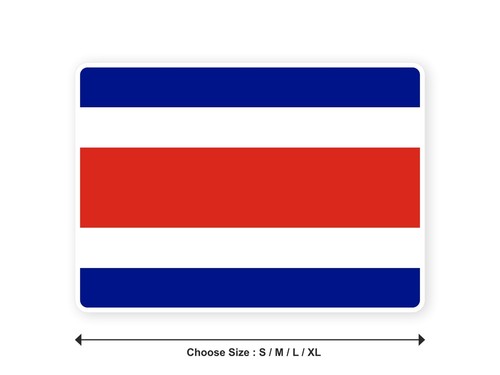 Sticker drapeau costa rica - drapeau,