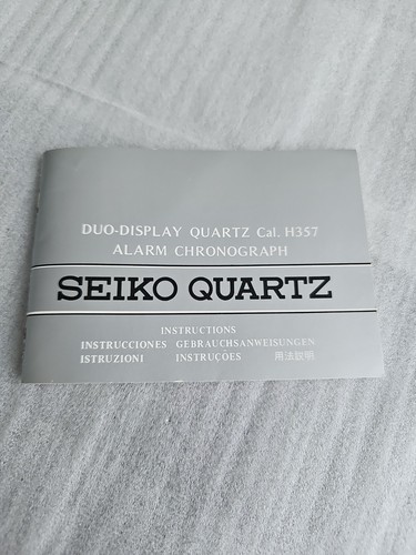 Seiko h357 duo - display, anche