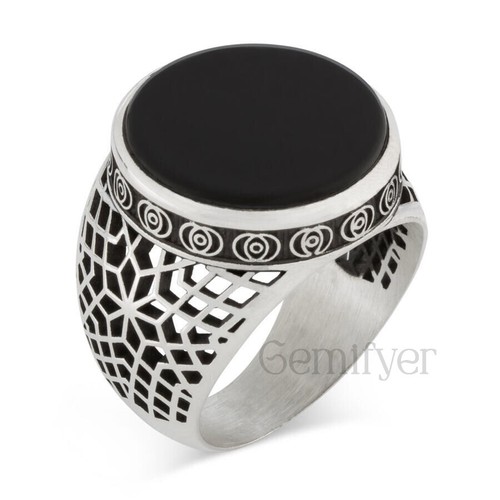 Anello uomo argento - in,