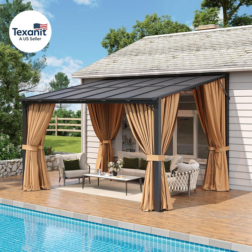 X12 lean gazebo with - lean, to