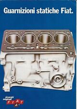 FOGLIO PUBBLICITARIO GUARNIZIONI FIAT RICAMBI ORIGINALI 1978