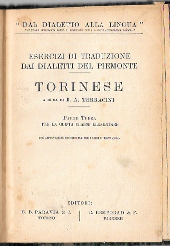 Esercizi traduzione dialetti - traduzione,