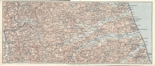 Carta geografica antica - , marche