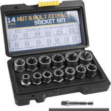 - Set Di Estrattori per Dadi a Spirale, 15 Pezzi, Estrattore per La Rimozione Di