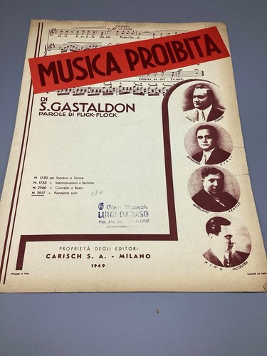 Spartito musicale epoca - spartito,