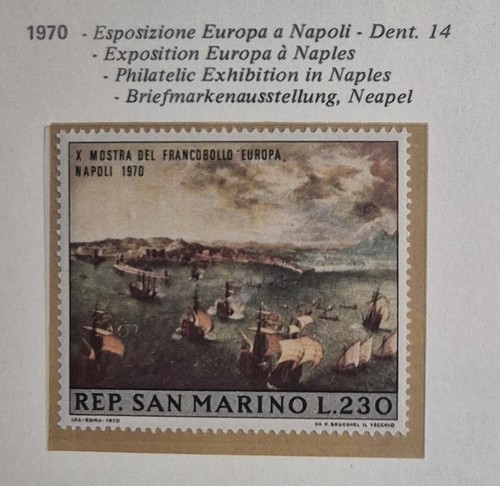 1970 san marino - -, esposizione