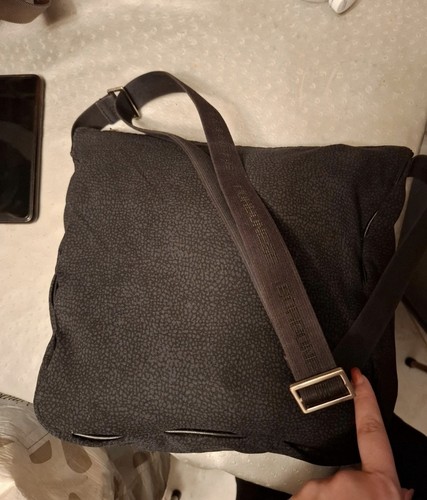 Borsa tracolla borbonese nera - tracolla,