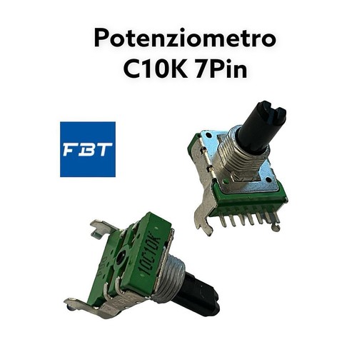 Potenziometro c10k 7pin - potenziometro,