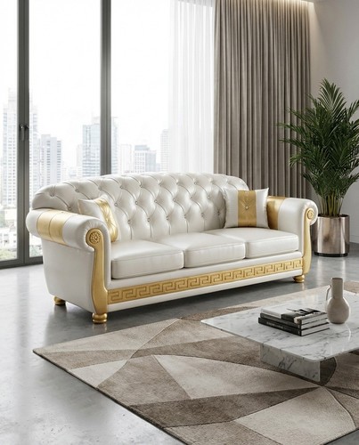 Divano chesterfield letto - chesterfield, 3