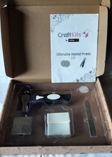 Hobbycraft Ultimate Craft Metal Press Kit - martello - set di timbri - spazi vuoti in metallo