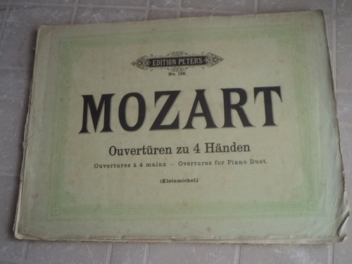 Antico spartito pianoforte - spartito,