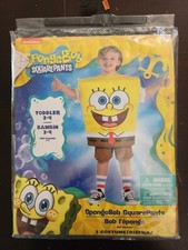 Costume Halloween Spongebob Squarepants nuovo, bambino 3-4